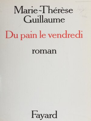 cover image of Du pain le vendredi